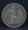 1865-S Seated Liberty half dollar, VF