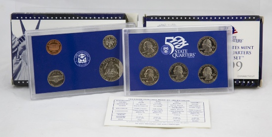 1999 U.S. Proof and State Quarter set