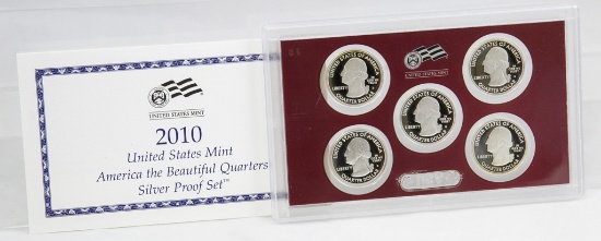 2010 U.S. silver Proof State Quarter set