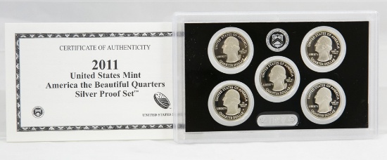 2011 U.S. silver Proof State Quarter set