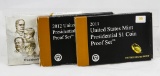 3 2010's Presidential $1 coin Proof sets