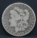 Scarce 1892-CC Morgan dollar, AG/G