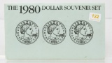 1980 Anthony dollar souvenir set