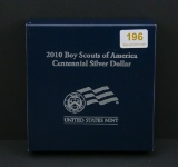 2010 Proof Boy Scouts silver dollar