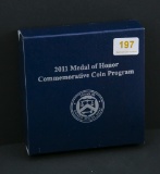 2011 Proof Medal of Honor silver dollar