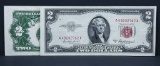 Pair: 1953-A $2.00 Legal Tender notes