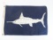 Vintage Bull Dog Bunting Blue Marlin Flag