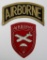 US Army Airborne Bullion Patches