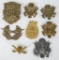 Group of Eight Assorted Hat Badges
