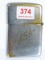 Well Worn Zippo Lighter, Engraved ASA