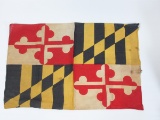 Vintage 12 x 18 Maryland State Flag