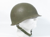 WWII US Army Helmet, Front Seam