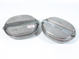 Pair of WWII Army Mess Kits