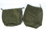 Two Army Medical Patient Effects Bags