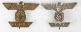 Lot of 2 Third Reich 1939 Party Pins