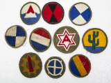 Lot of 9 Vintage Military Patches