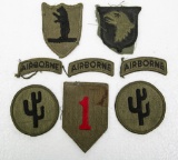 Lot of 8 Vintage Military Patches