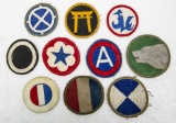 Lot of 10 Vintage Military Patches
