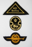 Lot of 3 Unidentified Military Patches