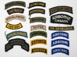 Lot of 19 Assorted Sleeve Insignia