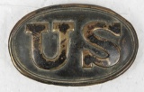 Civil War Style Brass US Belt Buckle