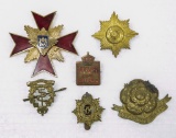 Six Assorted Military Badges
