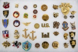 Collection of 41 Badges, Crests, Pins