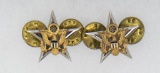 Pair of US Army General Staff Corps Pins