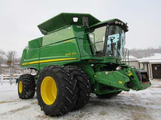2009 JD 9870STS Combine