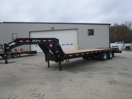 Unused 2017 PJ 26' Gooseneck Trailer