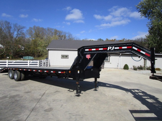 Unused 2017 PJ 30' Gooseneck Trailer