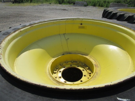 (4) 380/105R50 JD Duals, Firestone