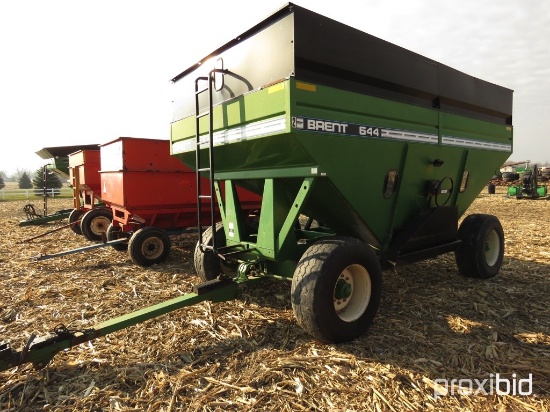BRENT 644 HOPPER WAGON, 4 WHEEL BRAKES, REAR LIGHTS