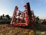 SUNFLOWER 6432-36 SOIL FINISHER, C-SHANK ROLLING BASKET ON REAR W/ 3-BAR SP