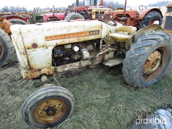 COCKSHUTT 540 UTILITY, ORIGINAL, S/N 7222701