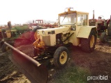CASE 570, ARMY VERSON W/ FRONT BLADE, CAB
