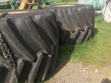 SET OF FIRESTONE 1250/45-32 FLOATER TIRES