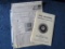 Ball Bearings pamphlet and invoice