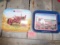 (2) TIN DECO TRAYS