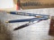 (2) BLUE NAVISTAR JBA PENS & (1) SILVER BULLET NAVISTAR PEN