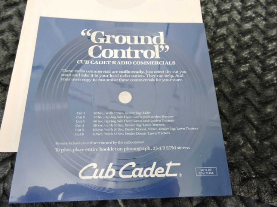 RADIO COMMERICAL GROUND CONTROL CUB CADET RECORD