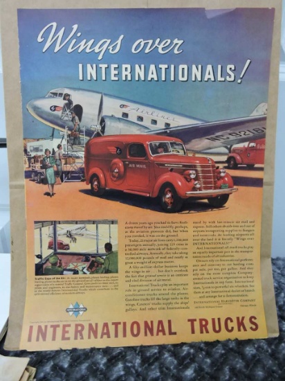 1939 WINGS OVER INTERNATIONALS ADVERTISEMENT