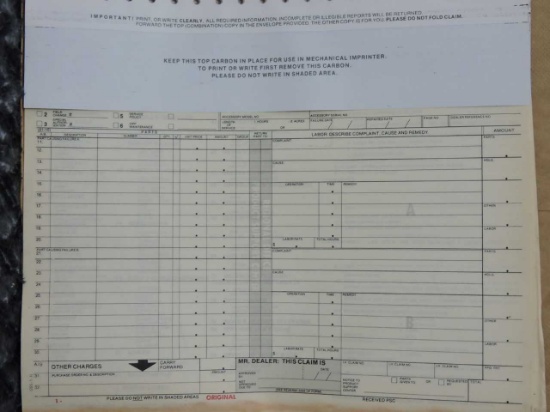 3-CLAIMS RETURN FORMS