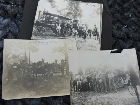 1910 & 1911 THRASHING PHOTOS