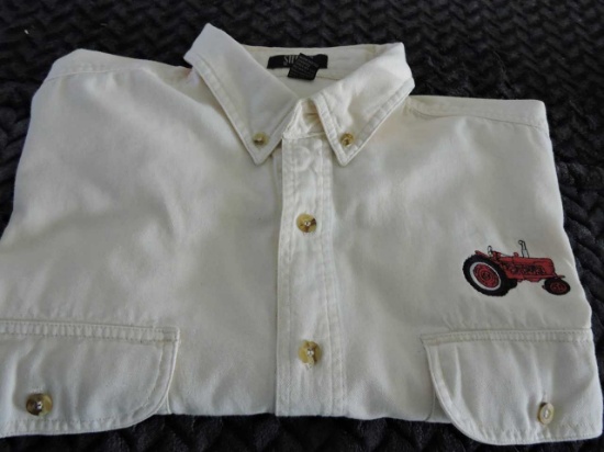 XL LONG SLEEVE CREAM COLORED SHIRT
