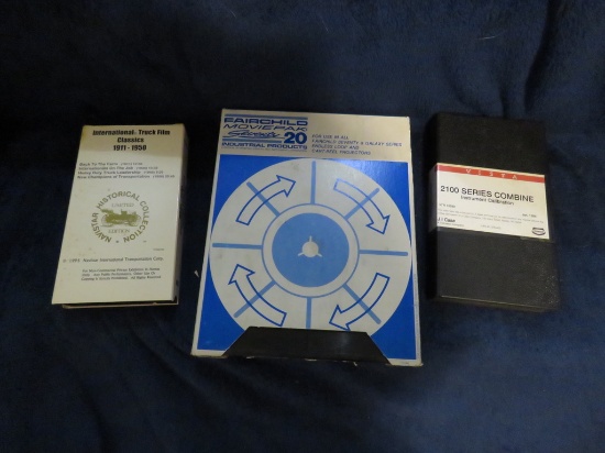 IH A/C Reel & 2100 Series Combine VHS tape & Truck Film 1911-1950