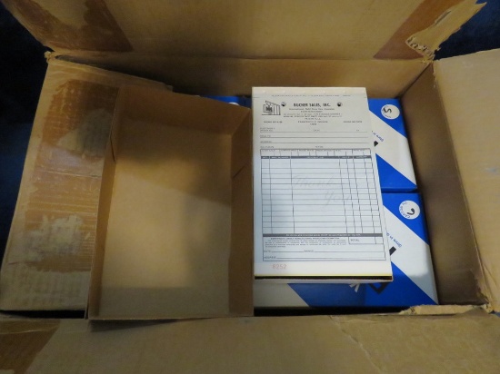 Box of Bucher Sales - invoices NIB