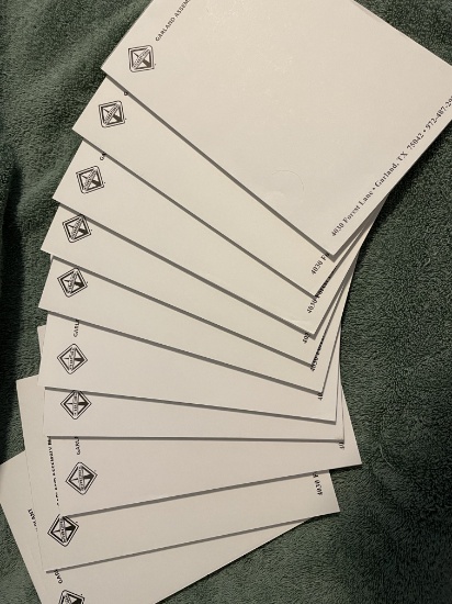 (10) GARLAND ASSY PLANT NOTEPADS