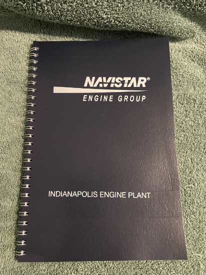 NAVISTAR ENGINE GROUP - INDY ENGINE PLANT NOTEBOOK