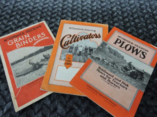MCCORMICK DEERING PLOWS CULTIVATORS GRAIN BINDERS